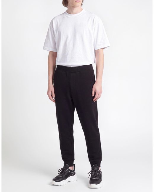 DSquared² Black Pants Cotton, Polyester for men