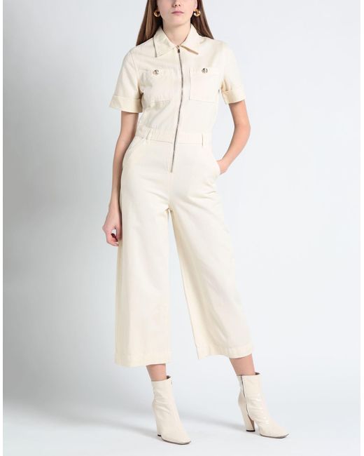 Maje White Jumpsuit