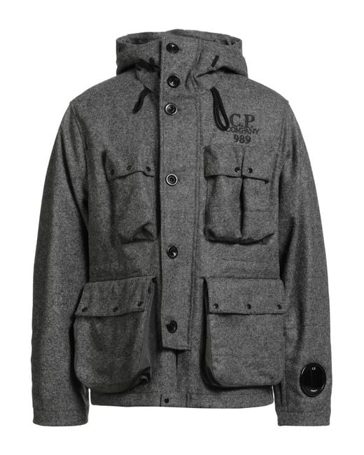 Abrigo C P Company de hombre de color Gray