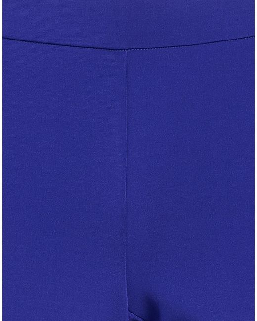 Circus Hotel Blue Pants Viscose, Polyester, Elastane