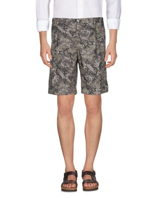 Dolce & Gabbana Gray Shorts & Bermuda Shorts for men