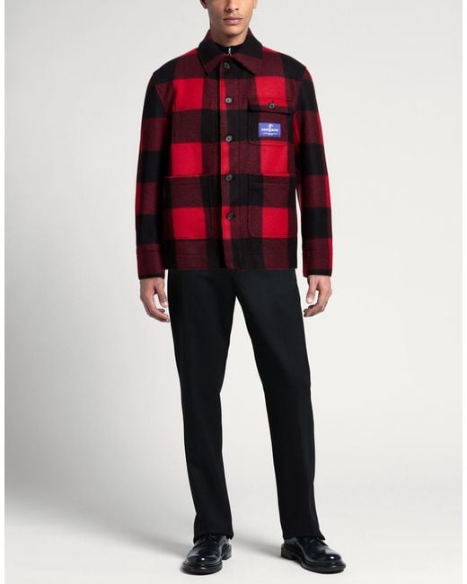 Seafarer Red Jacket Wool, Polyamide for men