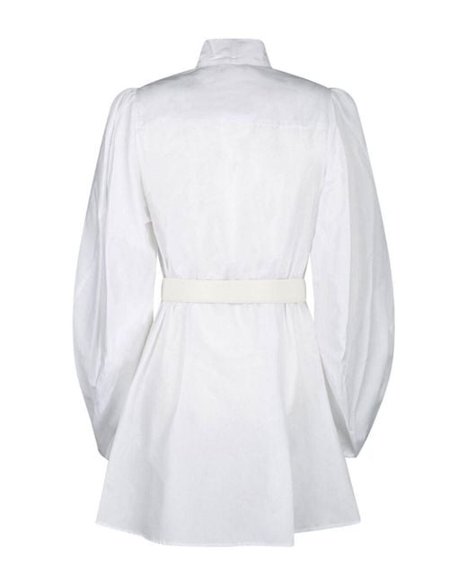 Elisabetta Franchi White Mini-Kleid
