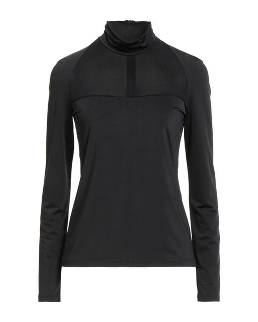 SIMONA CORSELLINI Black Top Polyester, Elastane, Polyamide