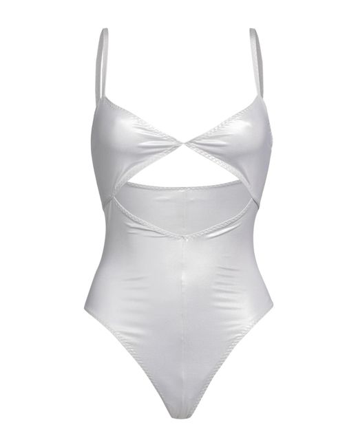 ALESSANDRO VIGILANTE White One-piece Swimsuit