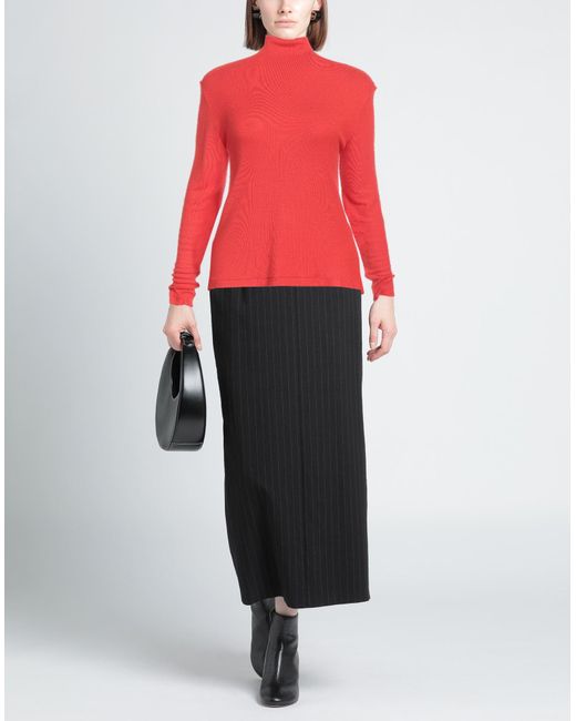 Niu Red Turtleneck Viscose, Elastane