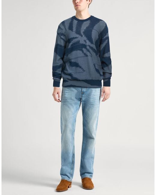 Roberto Collina Blue Sweaters for men
