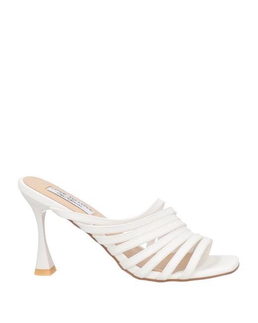 Gai Mattiolo White Sandals
