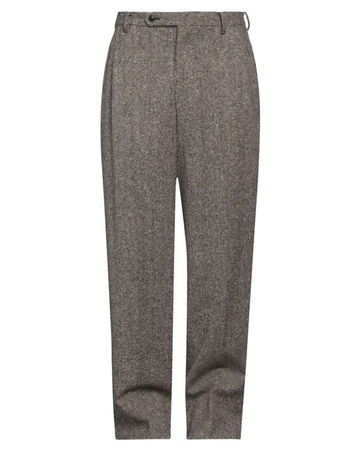Kaptain Sunshine Khaki Pants Wool in Gray for Men | Lyst