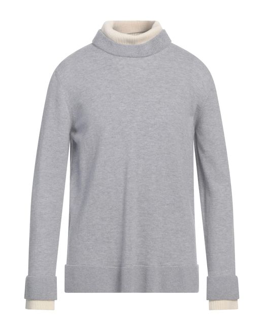 Kangra Gray Turtleneck Wool for men