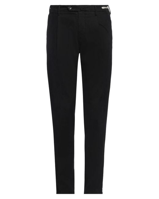 L.b.m. 1911 Black Pants Cotton, Elastane for men