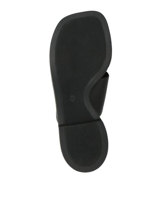 All Black Black Mules & Clogs