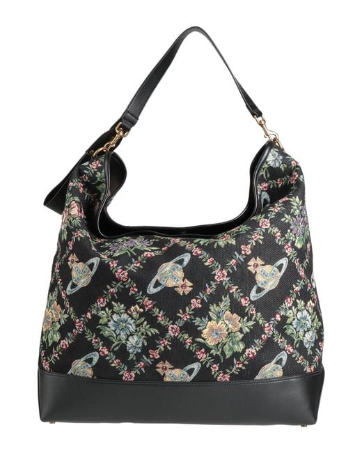 Vivienne Westwood Black Handbag Textile Fibers