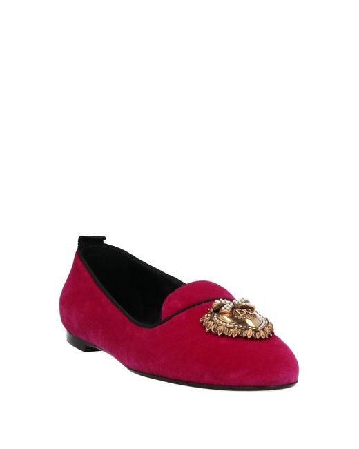 Dolce & Gabbana Red Loafer