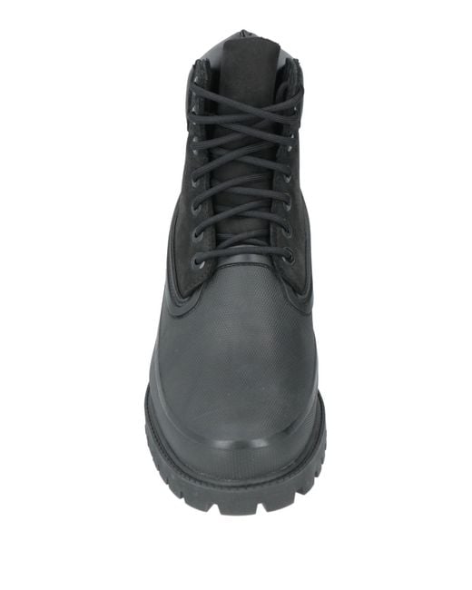 Timberland Black Ankle Boots Leather, Rubber for men