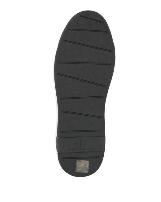 ARMANI EXCHANGE Black Sneakers Polyester, Polyurethane, Polyamide, Elastane for men