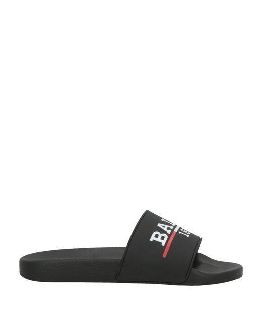 Bally Black Sandals Rubber for men