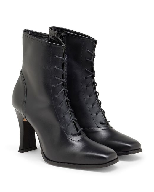8 by YOOX Black Ankle Boots