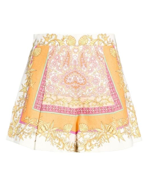Maje Natural Shorts & Bermuda Shorts Linen, Polyester