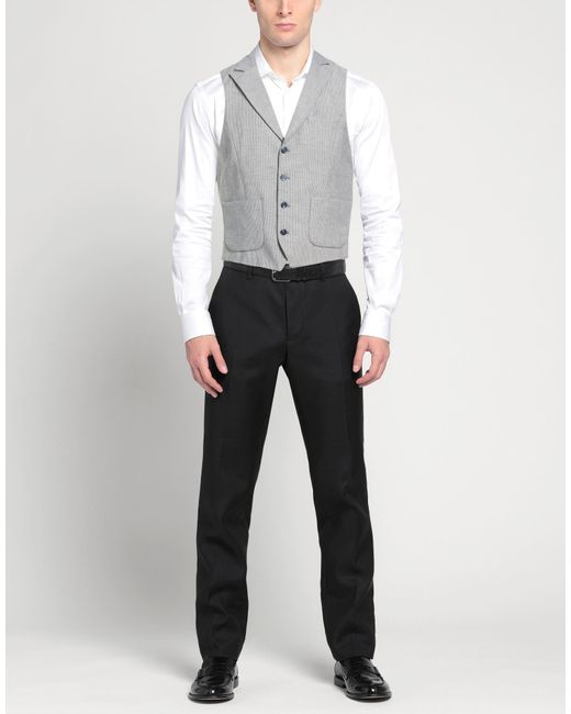 SUIT SARTORIA Gray Waistcoat for men