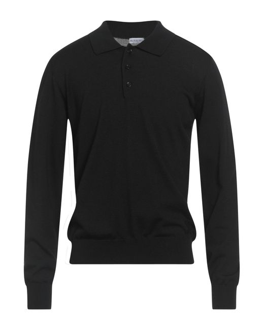 Burberry Black Sweater Wool, Polyamide for men