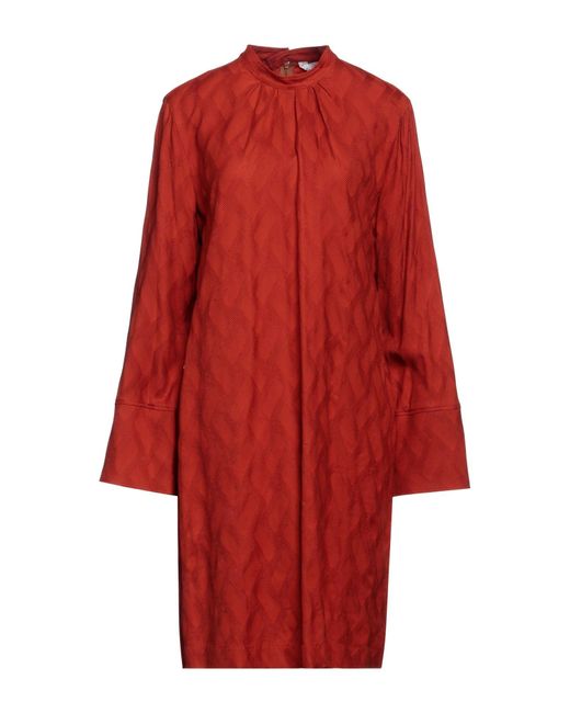 Le Sarte Pettegole Red Midi Dress