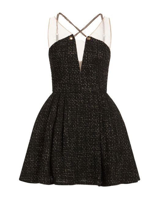 Elisabetta Franchi Black Mini Dresses