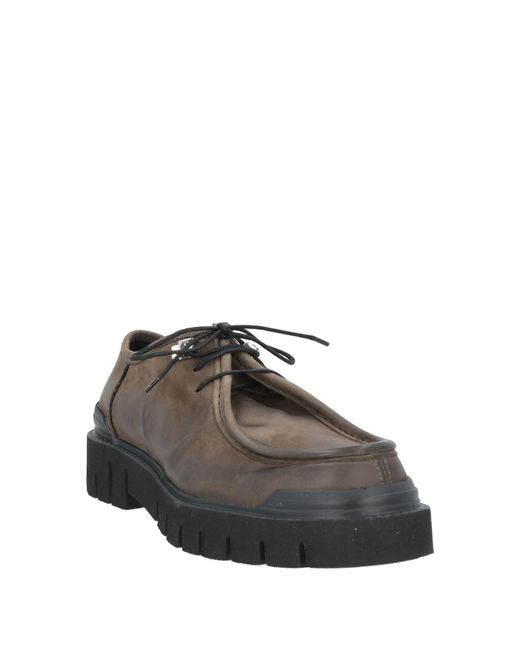 Roberto Botticelli Brown Lace-up Shoes for men