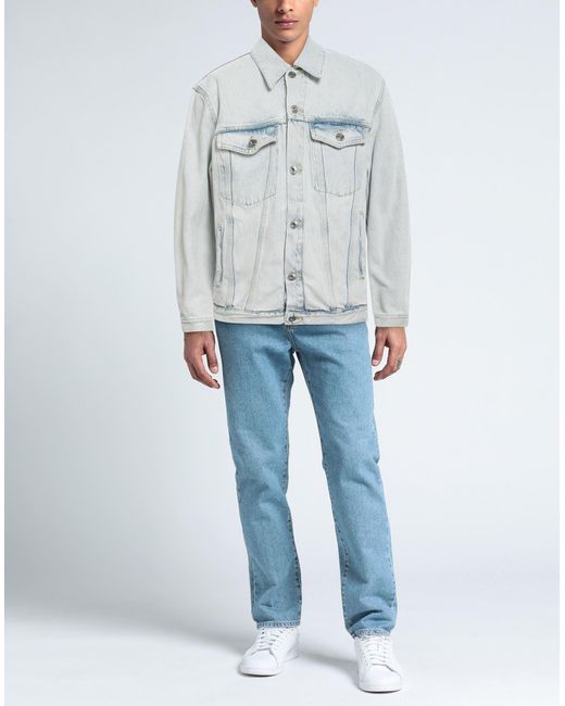 Manteau en jean Off-White c/o Virgil Abloh pour homme en coloris Blue