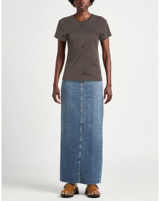 Axel Arigato Gray T-Shirt Organic Cotton