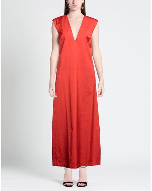 Vestito Lungo di By Malene Birger in Red