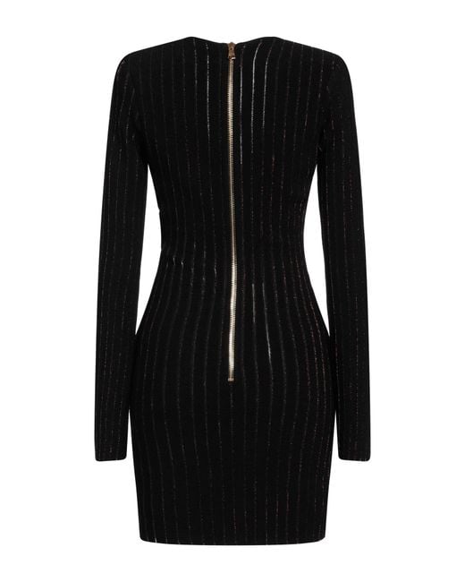 Balmain Black Mini Dress