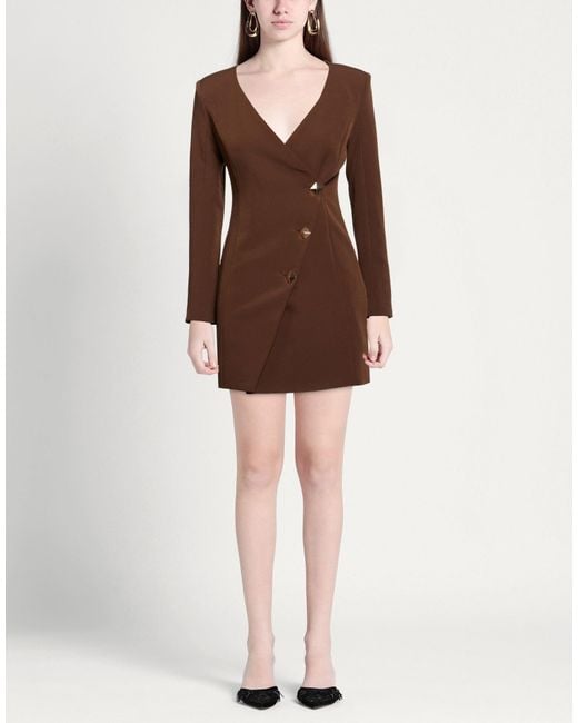 No Secrets Brown Mini Dresses