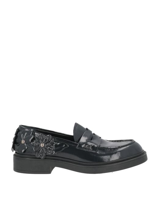 Agl Attilio Giusti Leombruni Gray Loafers Textile Fibers