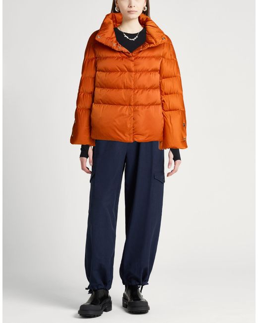 Herno Orange Puffer Polyester