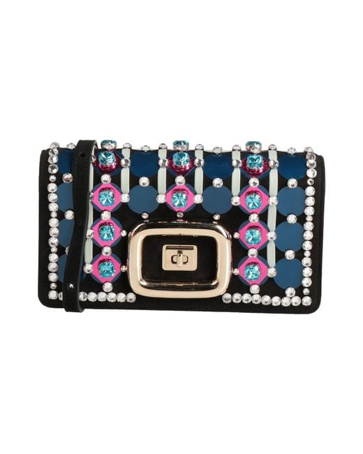 Roger Vivier Black Cross-Body Bag Leather