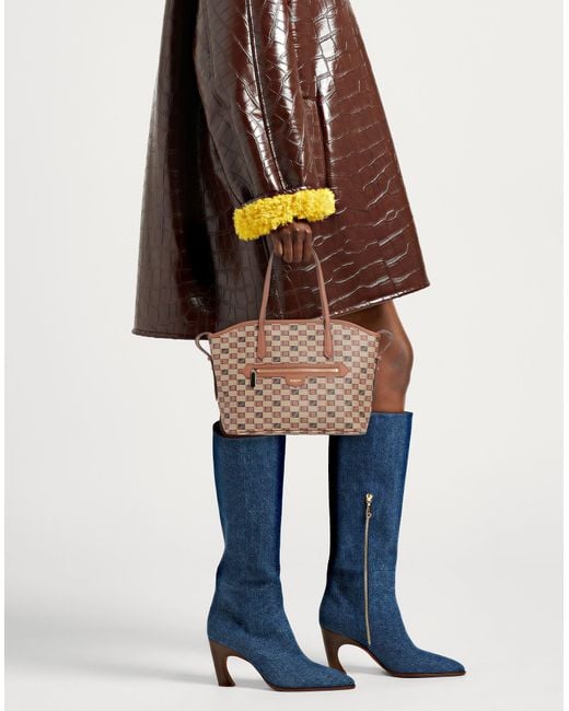 Moreau Paris Brown Handbag Leather