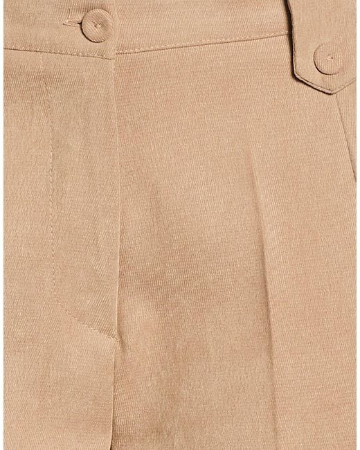 GIULIA MATILDA Natural Pants Polyester, Elastane
