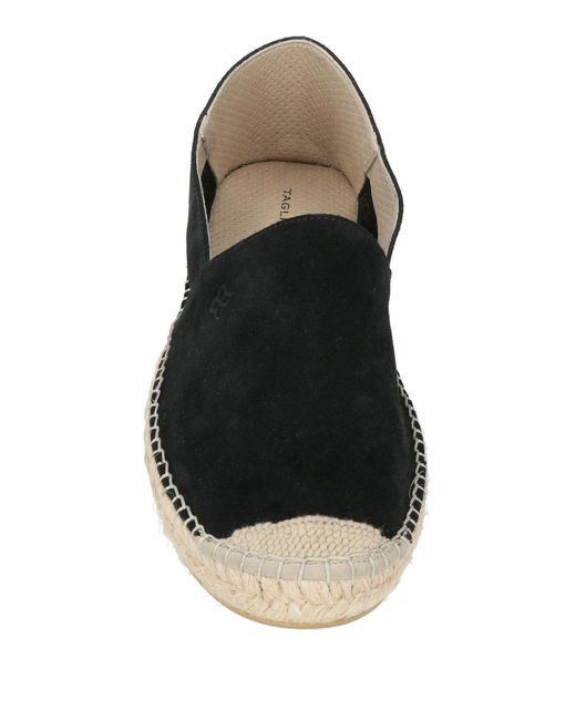 Tagliatore Black Espadrilles for men