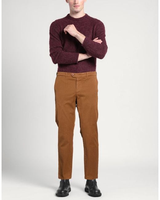 Tela Genova Brown Pants for men