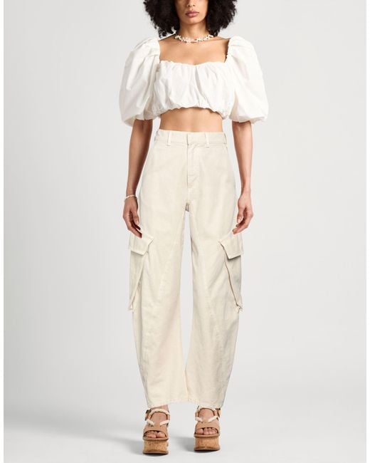 J.W. Anderson Natural Pants Cotton
