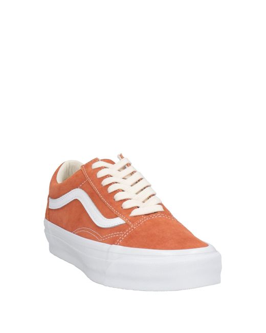 Vans Red Rust Sneakers Pigskin