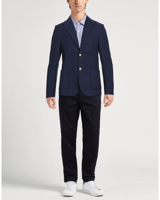 Daniele Alessandrini Blue Blazers for men