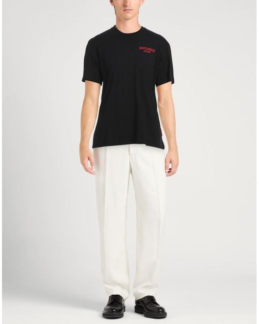 Just Cavalli Black T-shirt for men