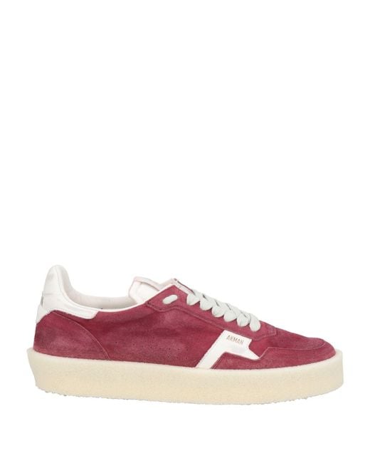 Akman Pink Sneakers Leather for men