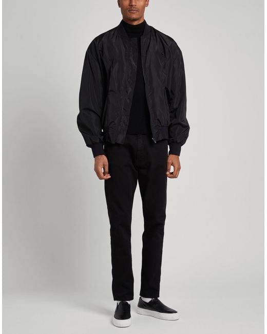 A PAPER KID Black Jacket Polyester for men