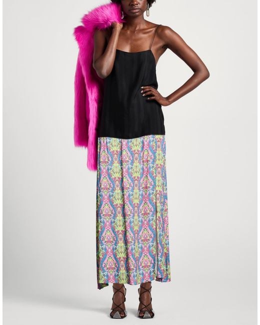 Gaelle Paris White Maxi Skirt Viscose
