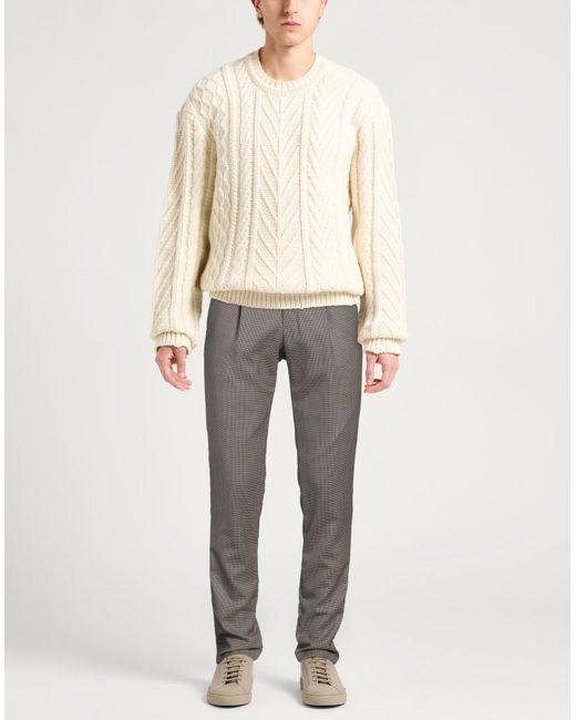 PT Torino Gray Pants Virgin Wool for men