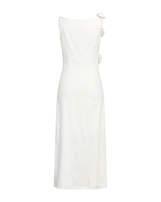 Maje White Midi Dress