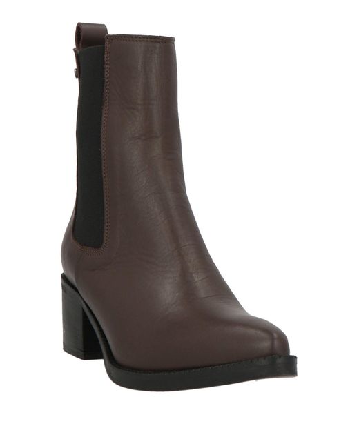 Pollini Brown Ankle Boots
